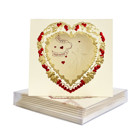 Die-Cut Heart with Cupid